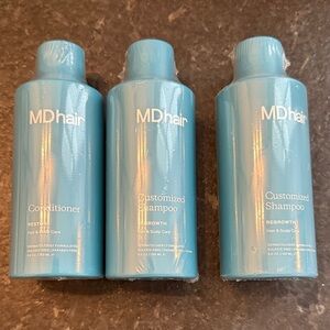 Customized Shampoo and Conditioner Set - Blue
